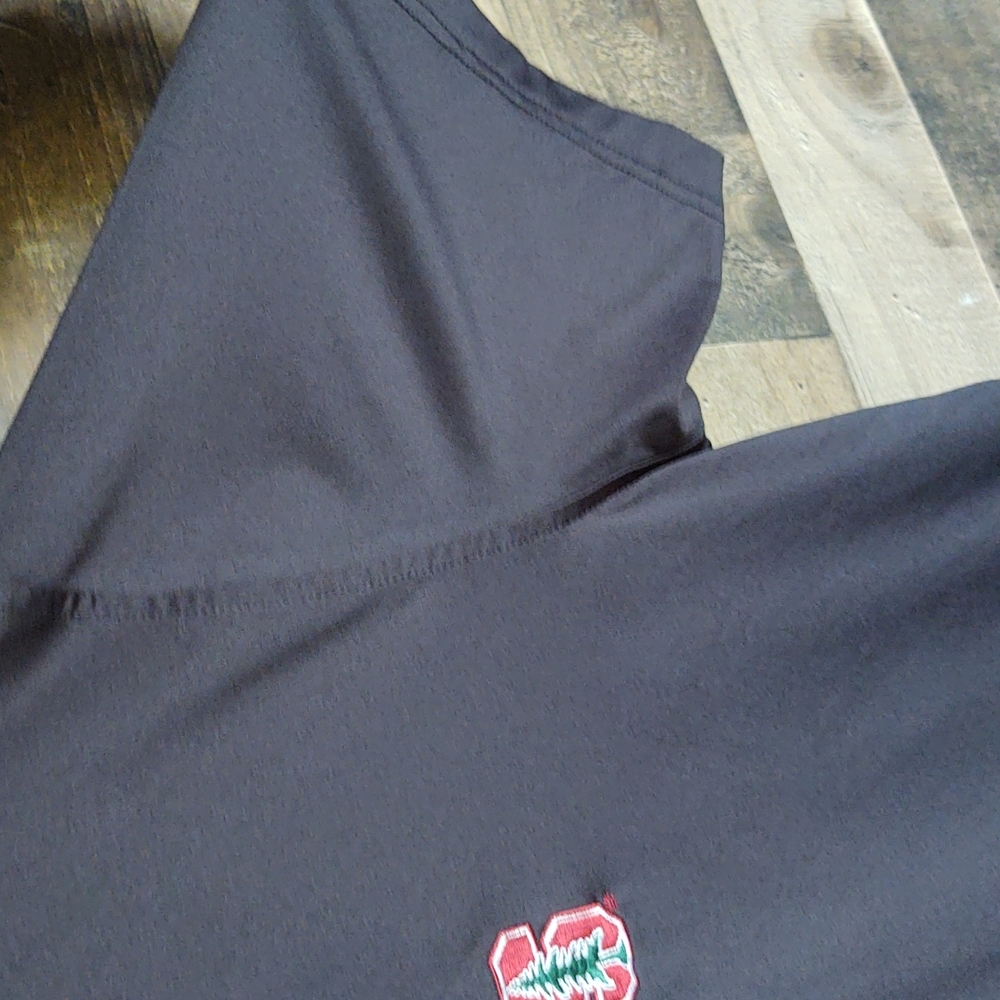 Peter Millar Black Stanford University Performance Polo sz Med Men's - Picture 5 of 16